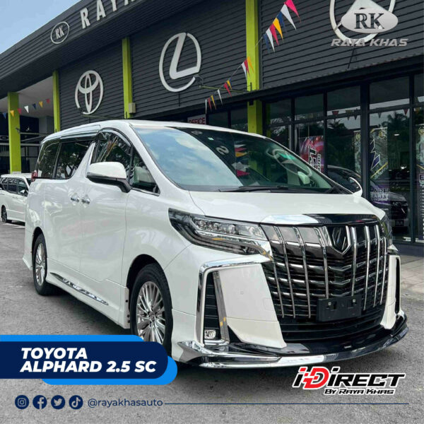 TOYOTA ALPHARD 2.5 SC - Raya Khas