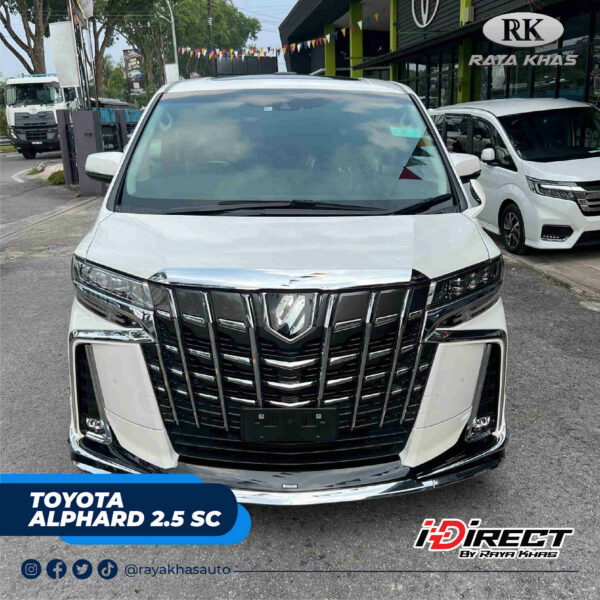 TOYOTA ALPHARD 2.5 SC - Raya Khas